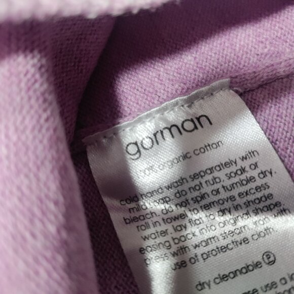 Gorman Purple Crew Neck Knit Pullover Long Sleeve Sweater Stacey Jumper Size 10 - Picture 8 of 12
